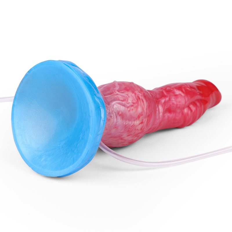 Squirting Inflatable Fantasy Dildo - Wolf Dick