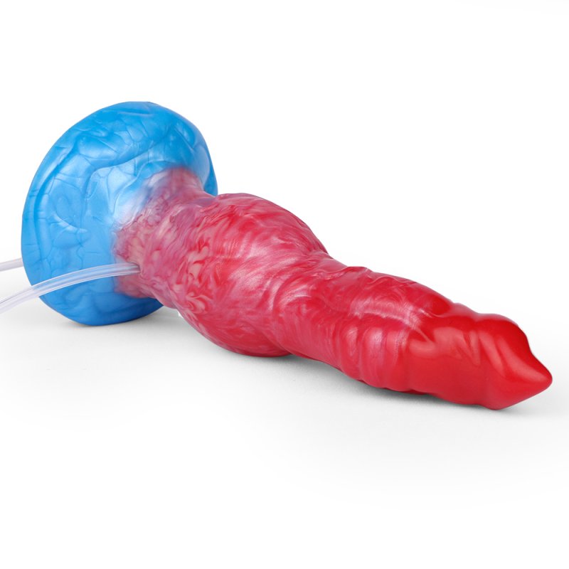 Squirting Inflatable Fantasy Dildo - Wolf Dick