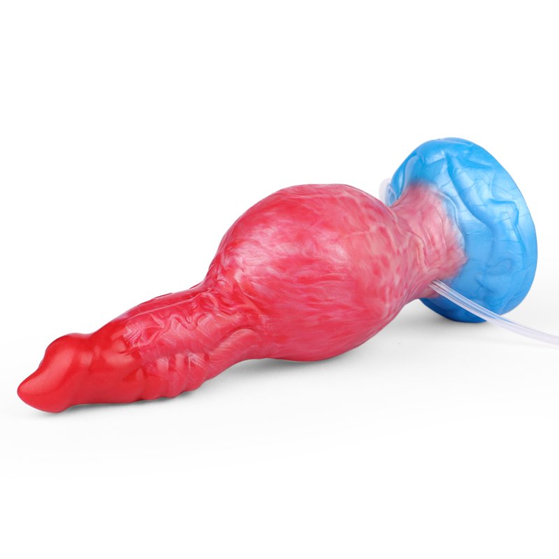 Squirting Inflatable Fantasy Dildo - Wolf Dick