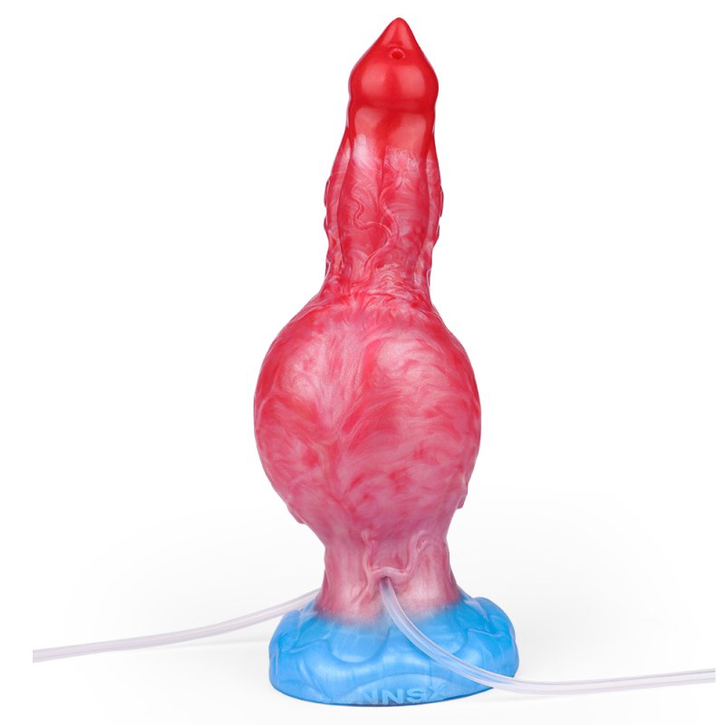Squirting Inflatable Fantasy Dildo - Wolf Dick