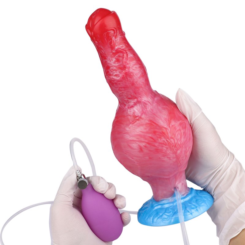 Squirting Inflatable Fantasy Dildo - Wolf