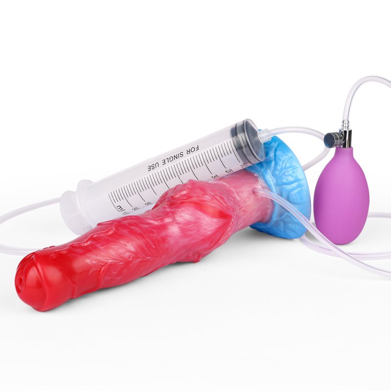 Squirting Inflatable Fantasy Dildo - Wolf