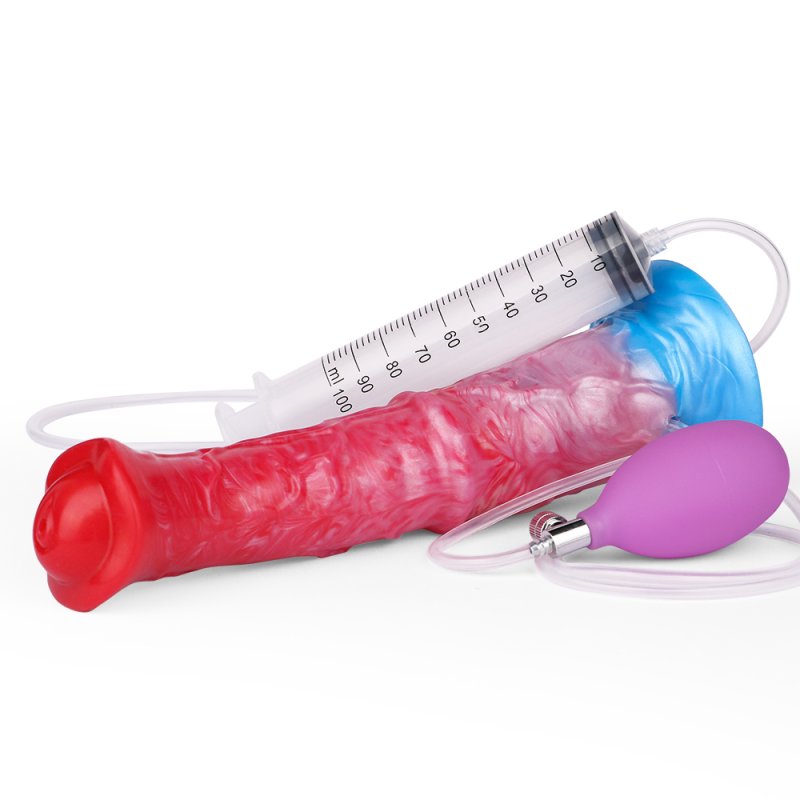 Squirting Inflatable Fantasy Dildo - Horse