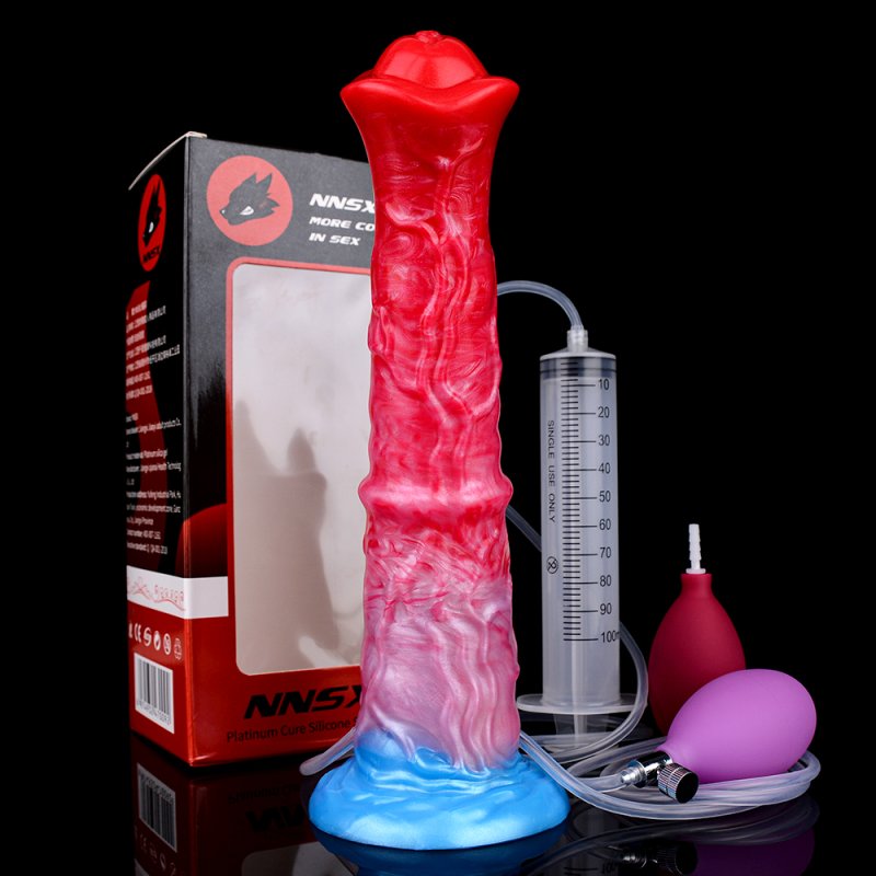 Squirting Inflatable Fantasy Dildo - Horse