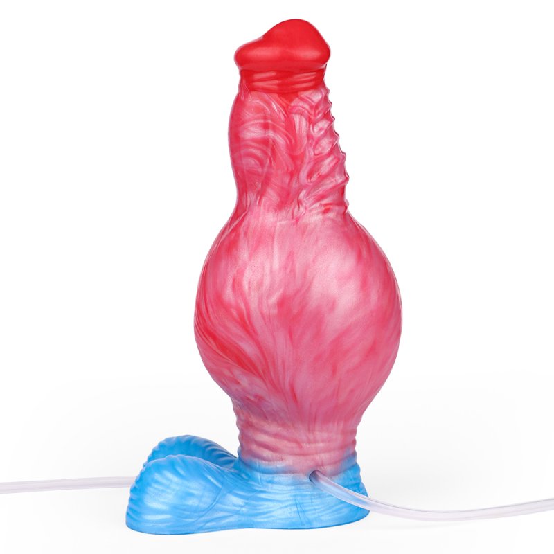 Squirting Inflatable Fantasy Dildo - Wild Wolf