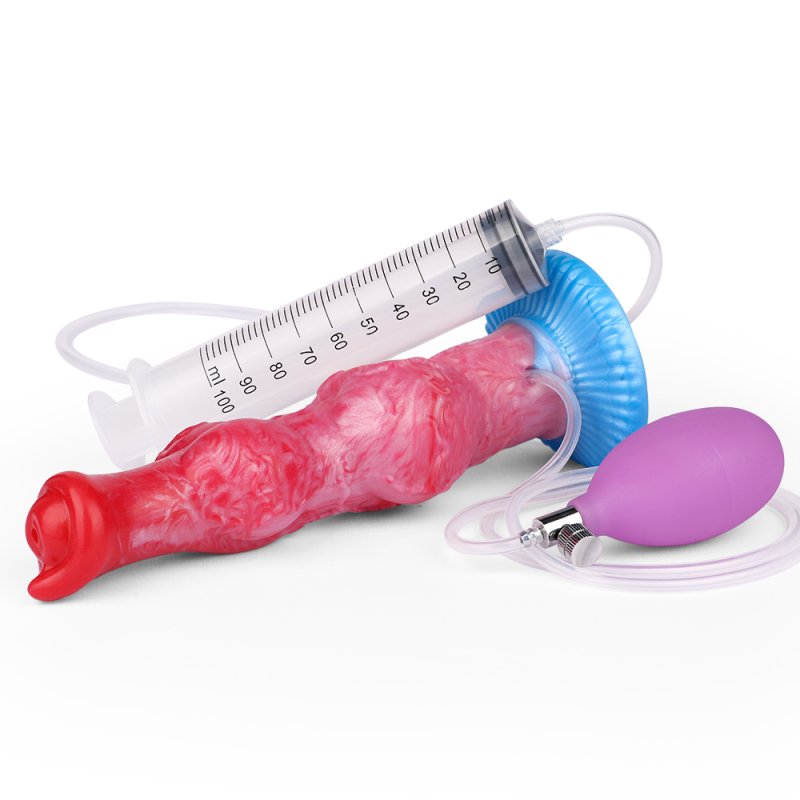 Squirting Inflatable Fantasy Dildo - Monster