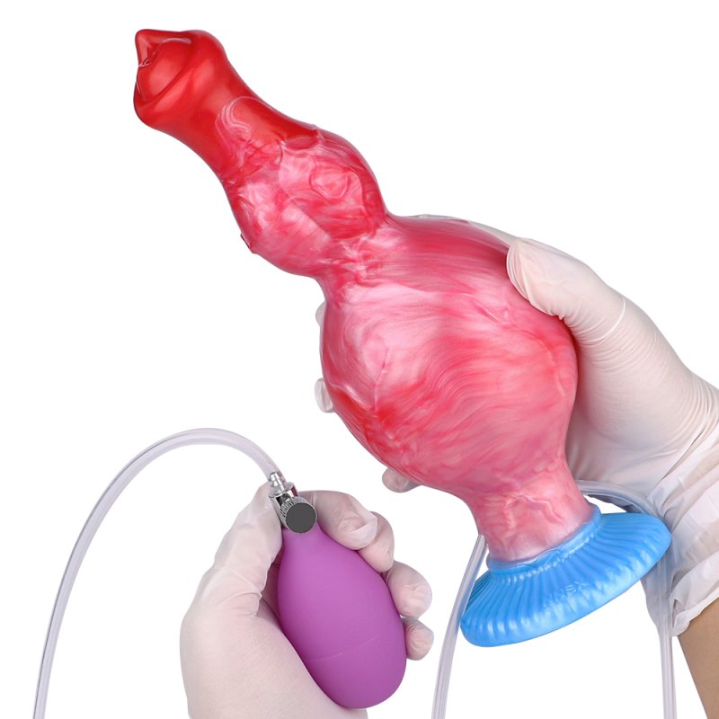 Squirting Inflatable Fantasy Dildo - Monster