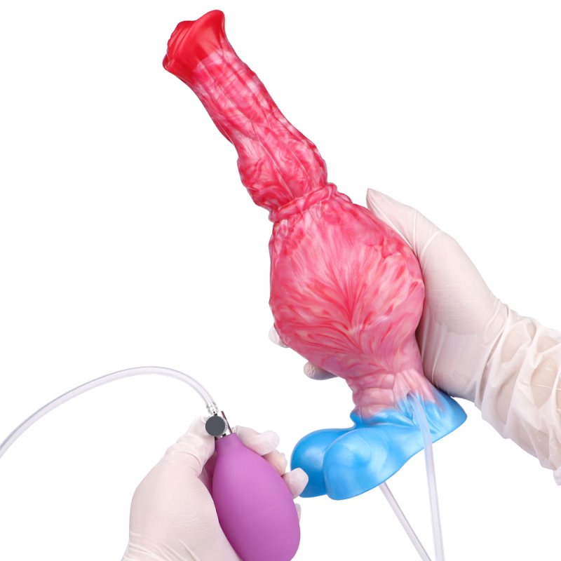 Squirting Inflatable Fantasy Dildo - Realistic