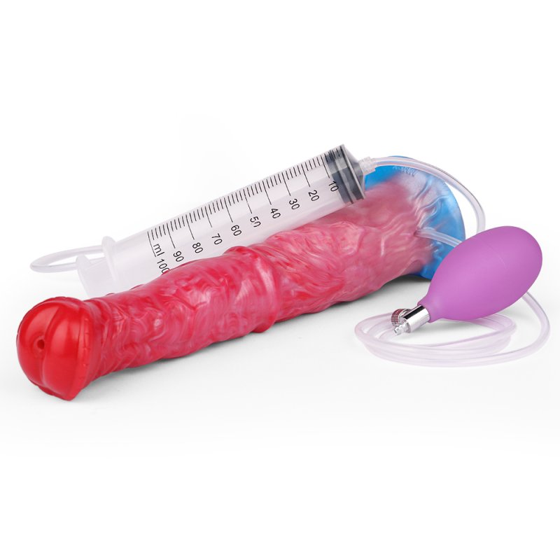 Squirting Inflatable Fantasy Dildo - Big Horse