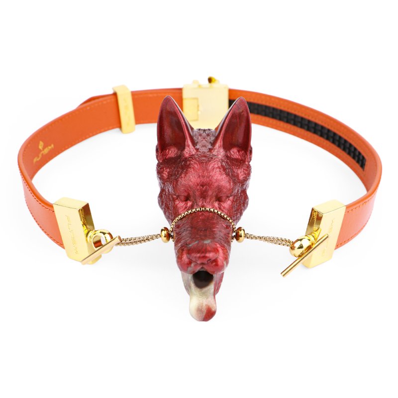 Fantasy Mouth Opener Gag - Wolf Head