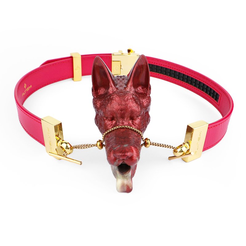 Fantasy Mouth Opener Gag - Wolf Head