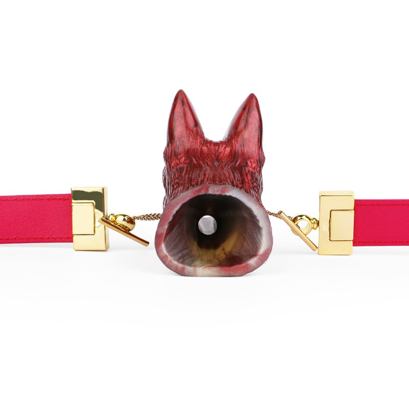Fantasy Mouth Opener Gag - Wolf Head