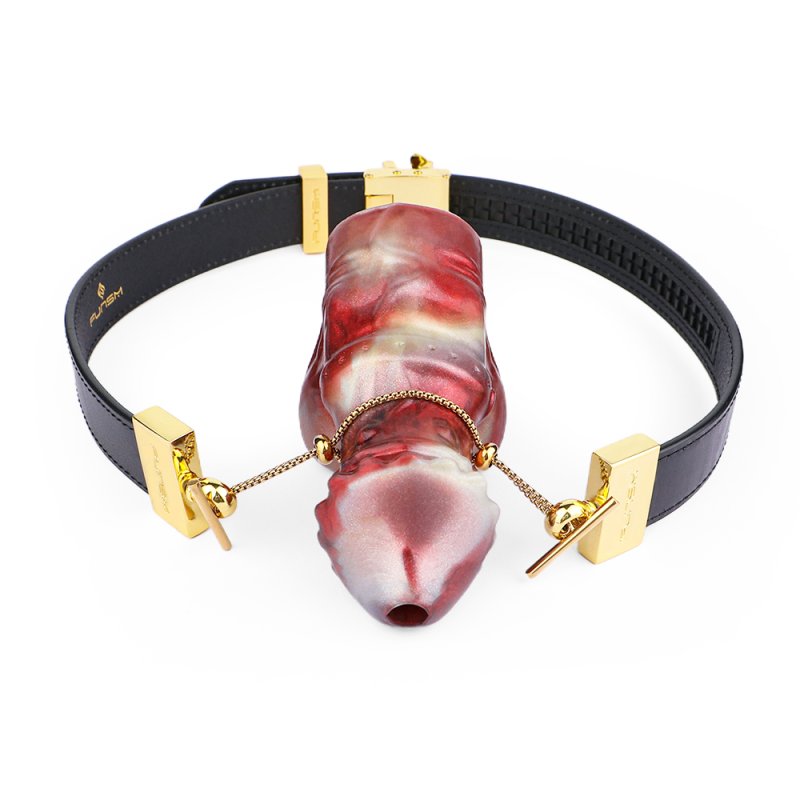 Fantasy Mouth Opener Gag - Knot Dildo