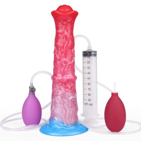 Squirting Inflatable Fantasy Dildo - Horse